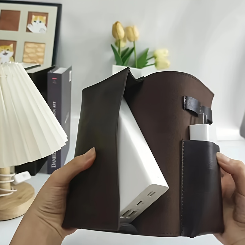 Laptop Accessories Design - Full-grain electronics and cable travel storage