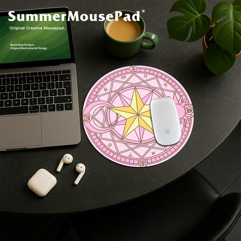 Laptop Accessories Girls - Pink Magic Girls Anti-Slip Small Round