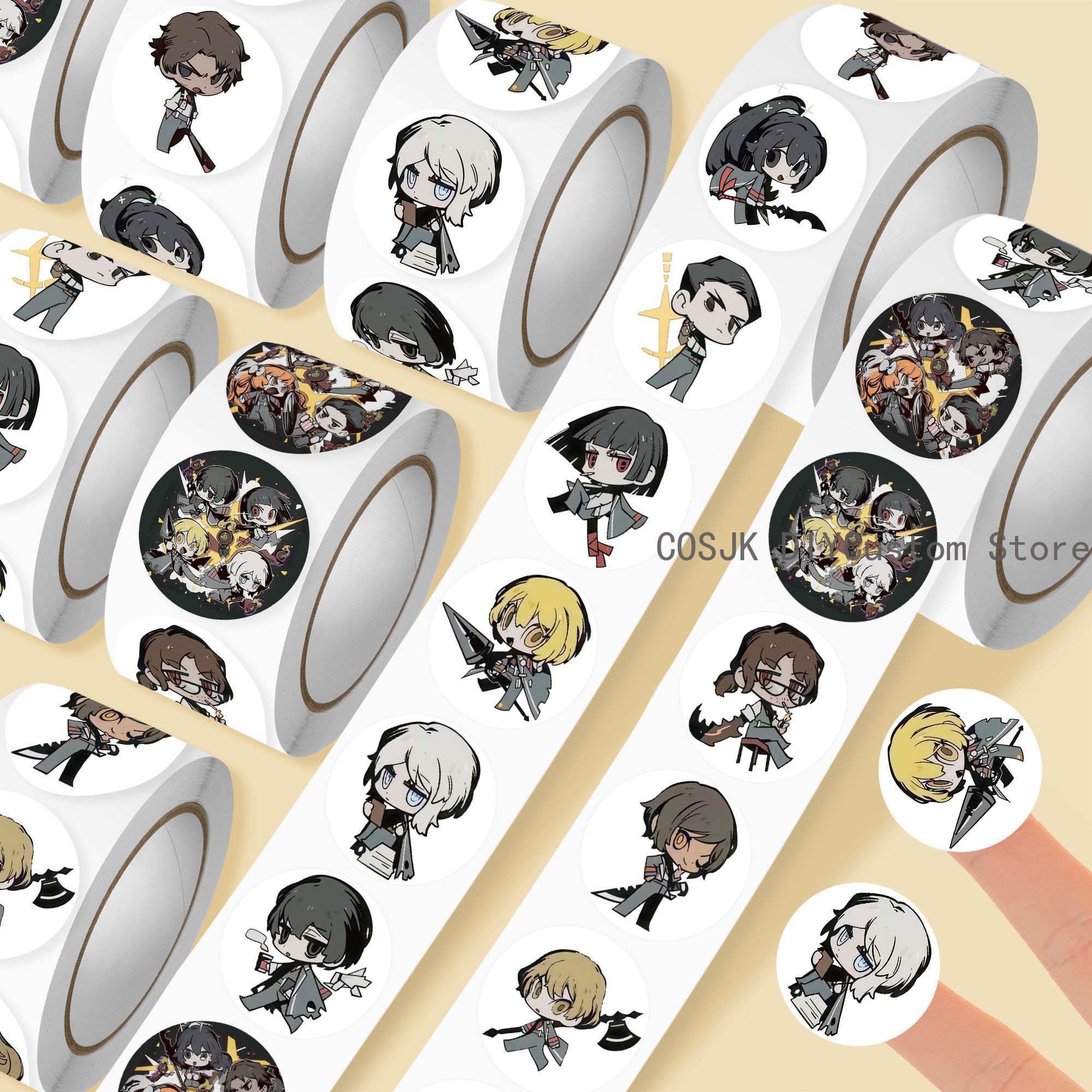 Laptop Accessories Stickers - 500Pc/Roll Anime Limbus Company Yi Sang