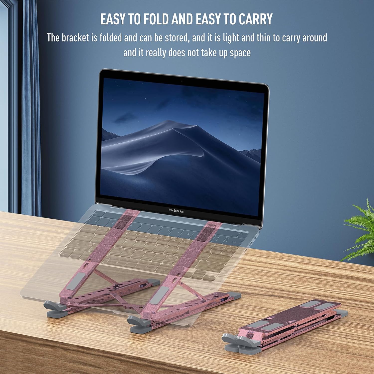 Laptop Stand Portable - Portable Laptop Stand Foldable, Ultra Slim