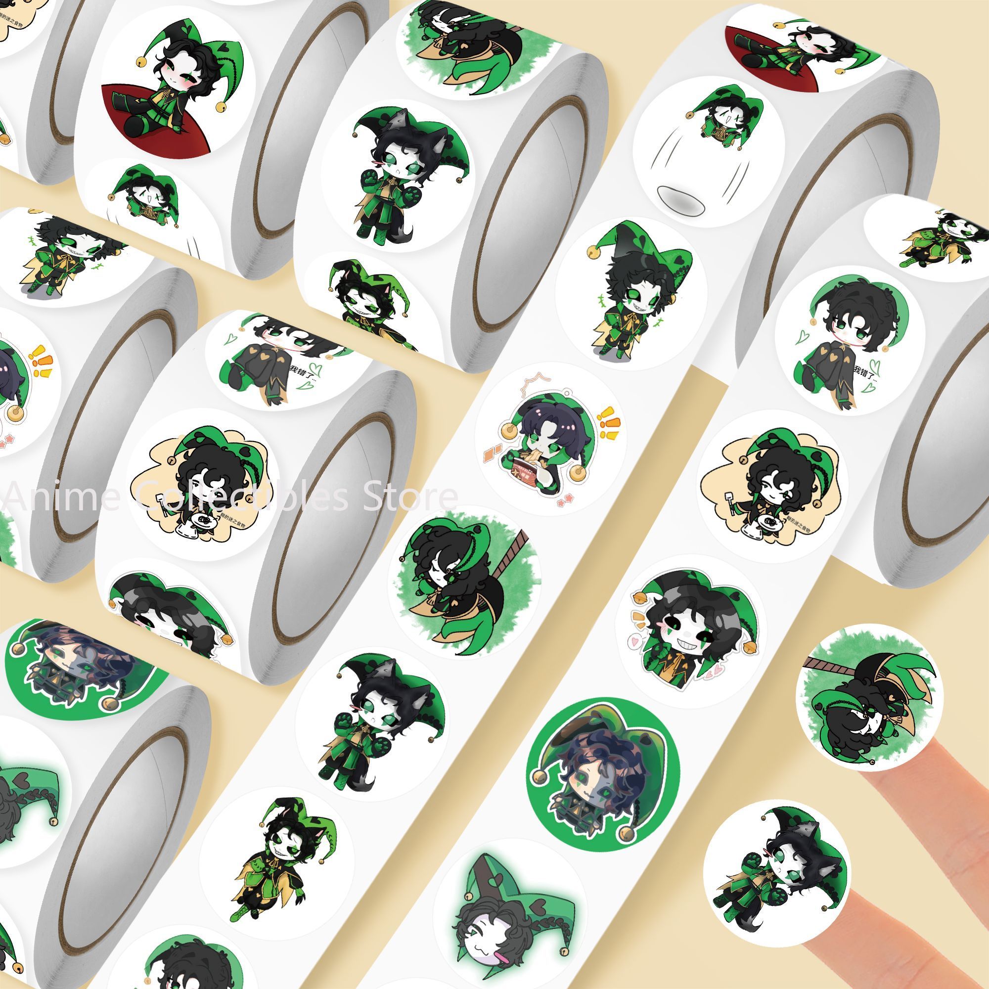 Laptop Accessories Stickers - 500Pc/Roll Anime The Freak Circus‌ Harleguin