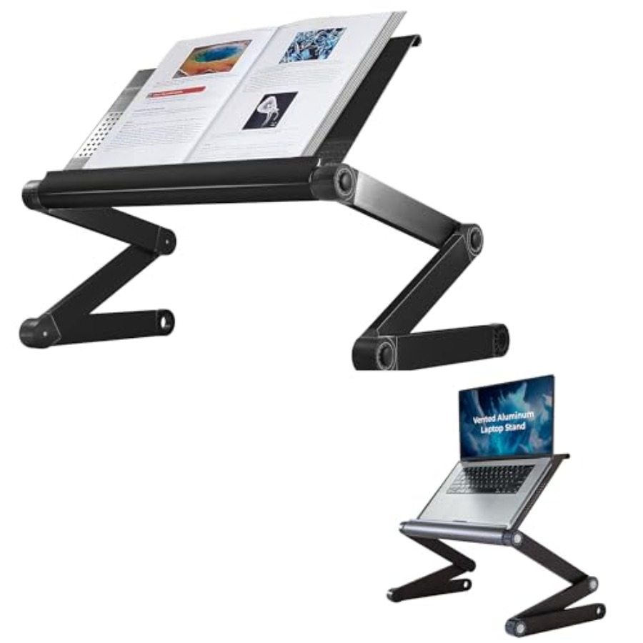 Laptop Stand Portable - Adjustable Book Holder, Tablet and Laptop