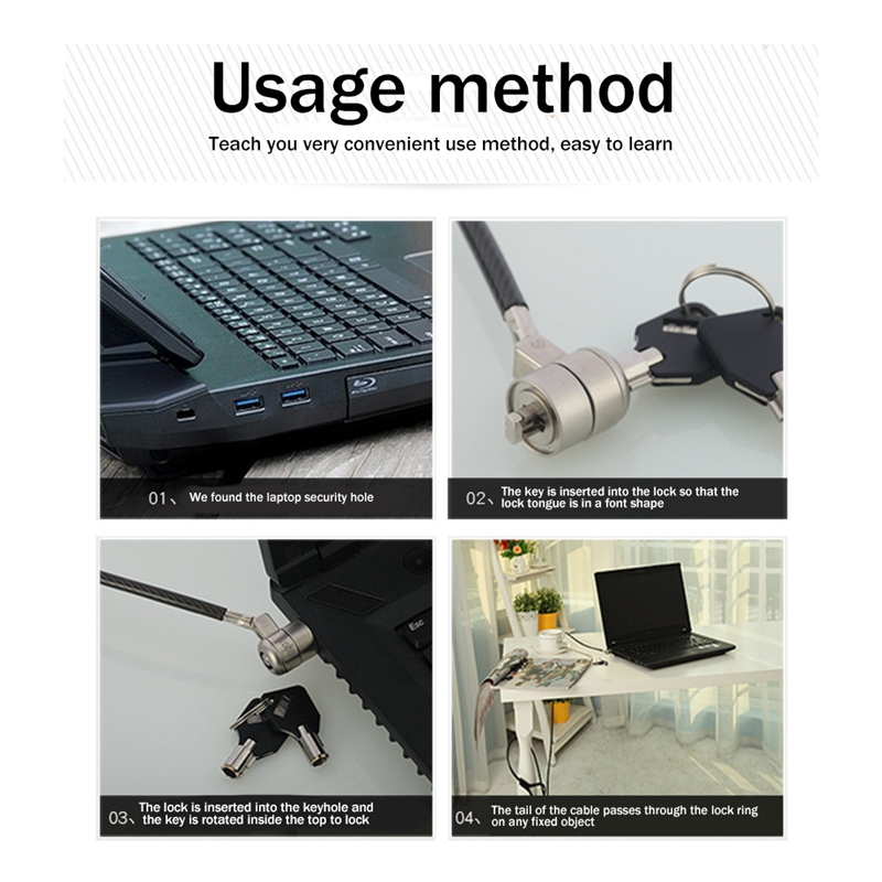 Laptop Computer Lock Laptop Lo - Laptop Lock Cable recension och pris