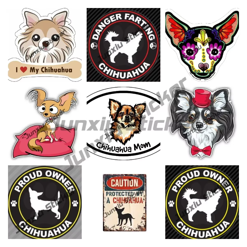 Chihuahua Mom Vinyl Sticker Ca - Laptop Accessories Brand recension och pris