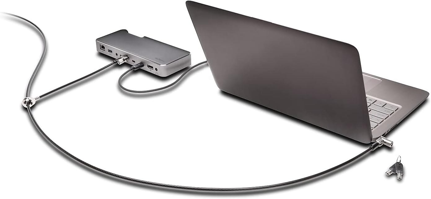 Twin Cable Lock for Laptops, 1 - Laptop Lock Cable recension och pris
