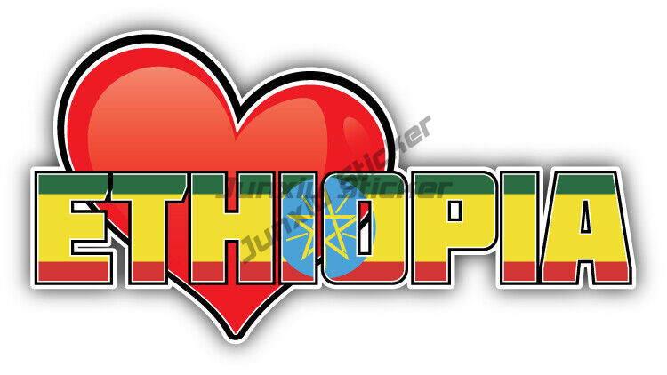 I Love Ethiopian Flag Banner C - Laptop Accessories Banner recension och pris