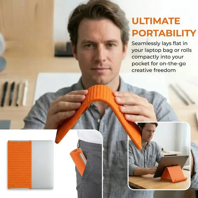 Silicone Foldable Phone Stand  - Laptop Stand Portable recension och pris