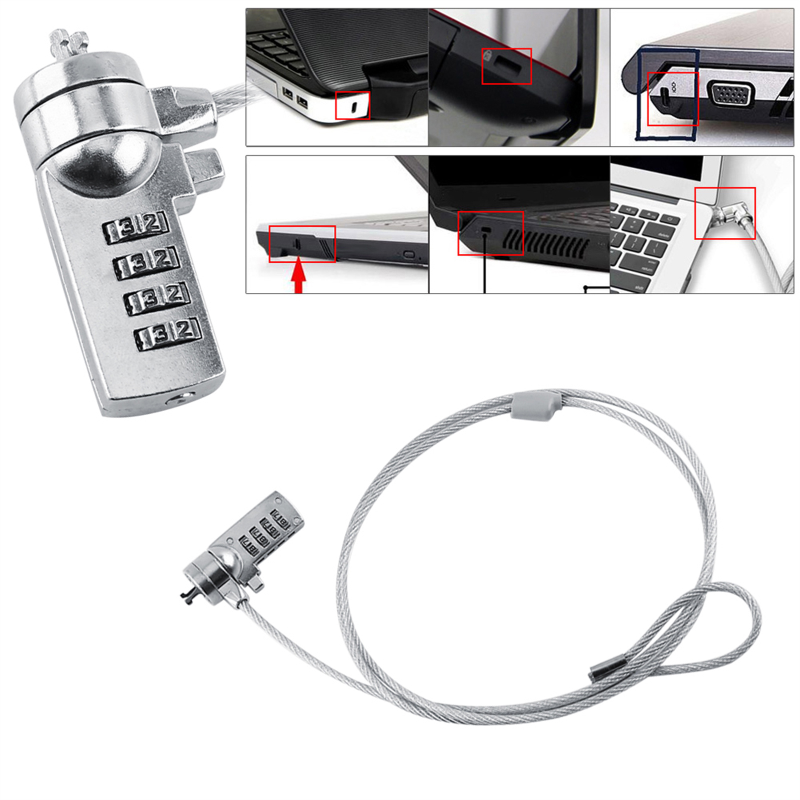 Laptop Theft Deterrent Laptop  - Laptop Lock Cable recension och pris