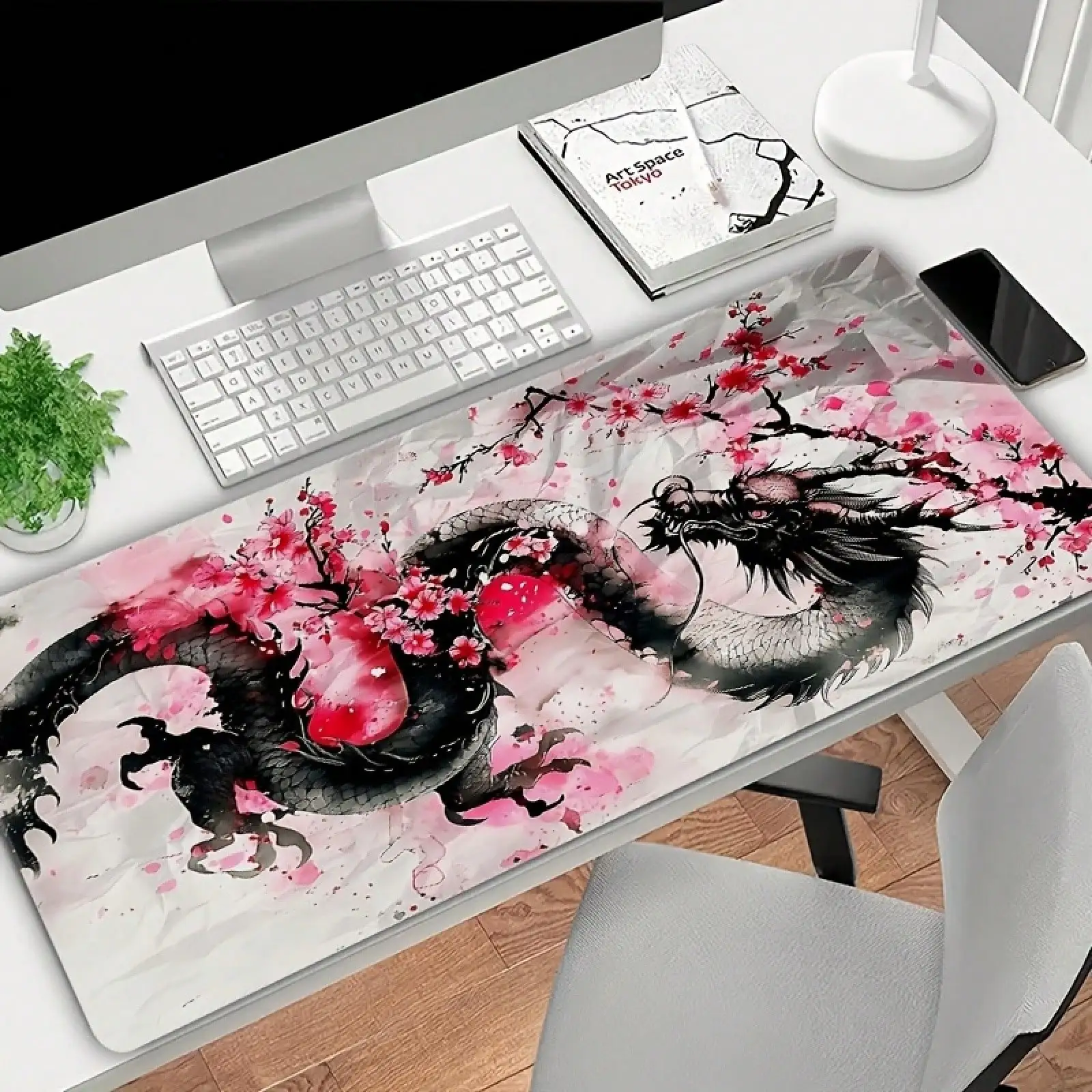 Large Pink Cherry Blossom & Dr - Laptop Accessories Design recension och pris