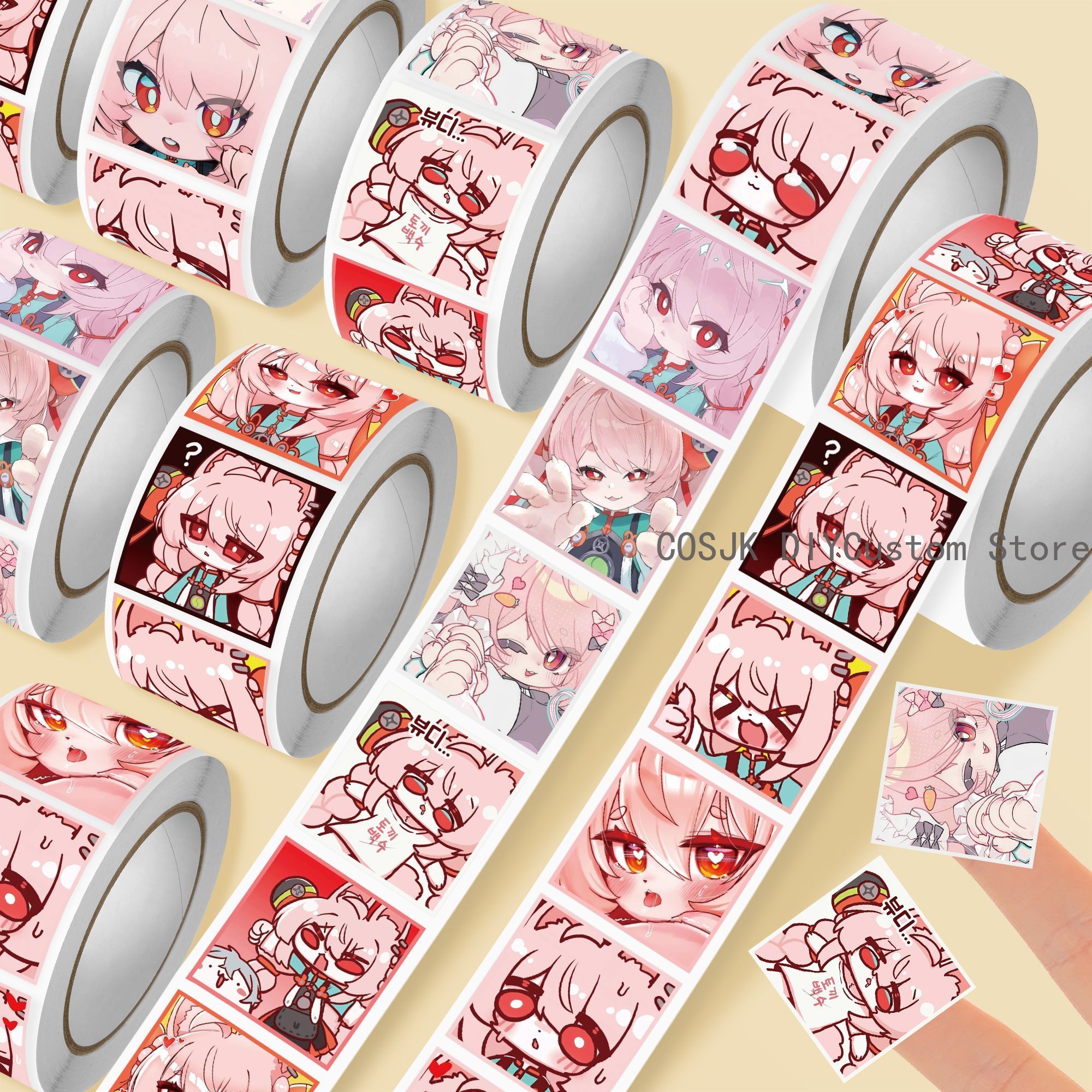 500Pc/Roll Anime Zenless Zone  - Laptop Accessories Stickers recension och pris