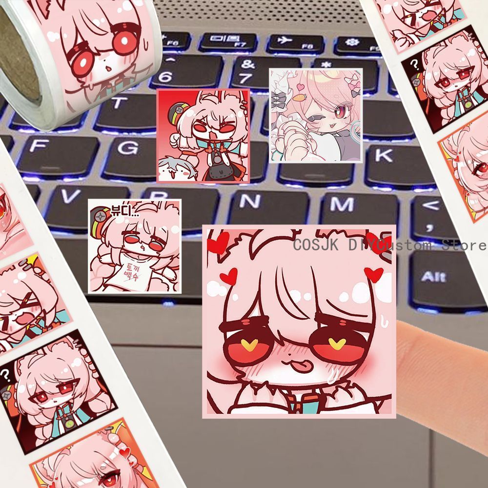 500Pc/Roll Anime Zenless Zone  - Laptop Accessories Stickers recension och pris