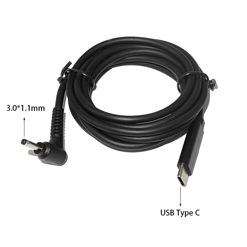 USB Type C to DC 3.0x1.1mm 3.0 - Laptop Lock Cable recension och pris