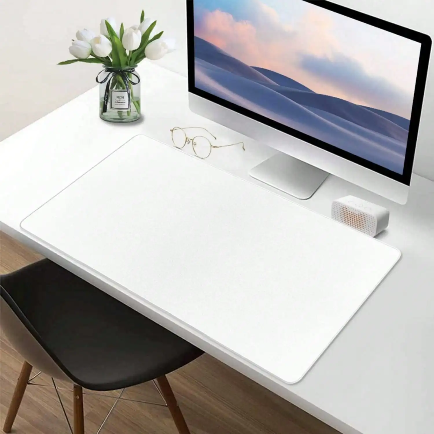 Large Cat And Flower Mouse Pad - Laptop Accessories Design recension och pris