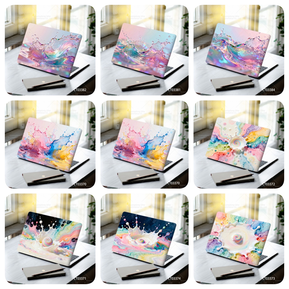 2 Pcs 15.07*10.82 Inches Cute  - Laptop Accessories Stickers recension och pris