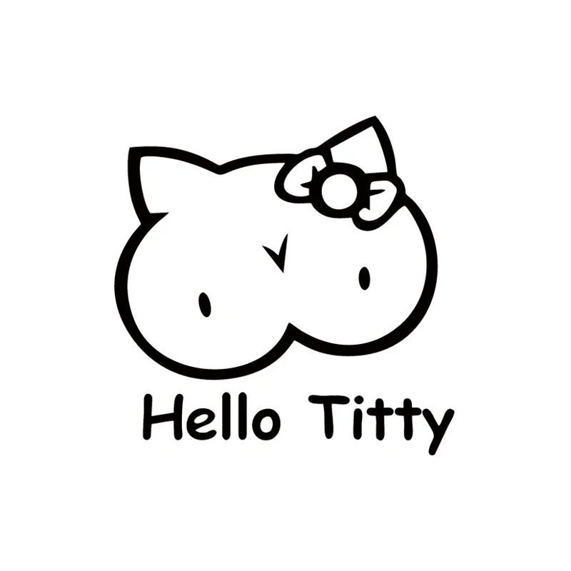 Cute kitten design car window  - Laptop Accessories Design recension och pris