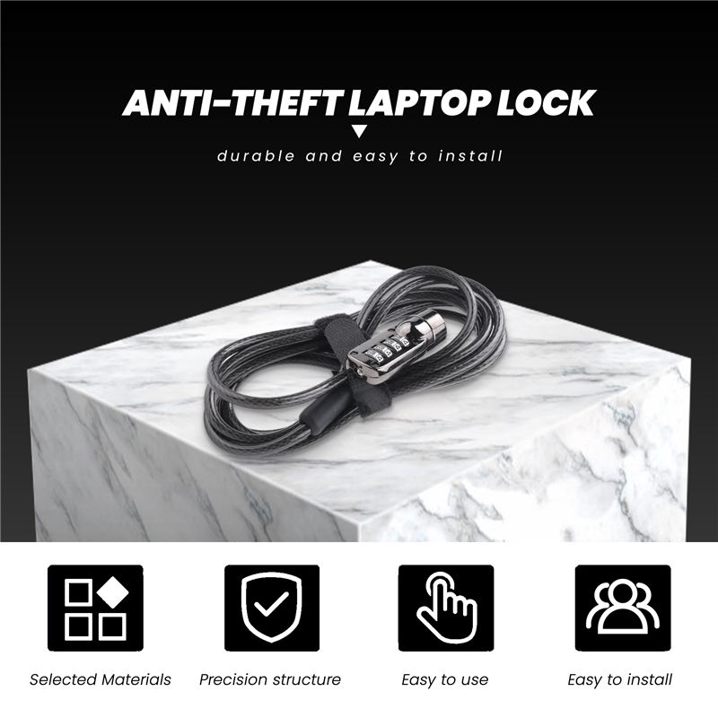 FEDI-Security Combination Lapt - Laptop Lock Cable recension och pris