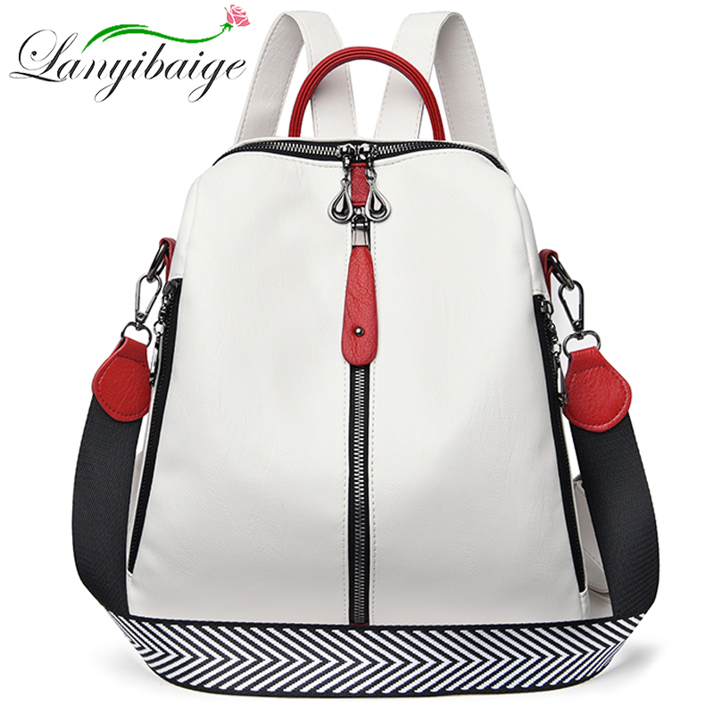 Fashion Backpack Women Soft Le - Laptop Accessories Girls recension och pris