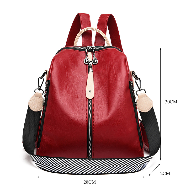 Fashion Backpack Women Soft Le - Laptop Accessories Girls recension och pris
