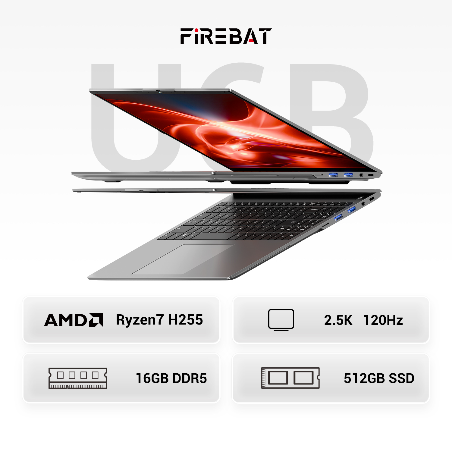 FIREBAT U6B 16 Inch Laptop Ryz - Laptop Accessories Ram recension och pris