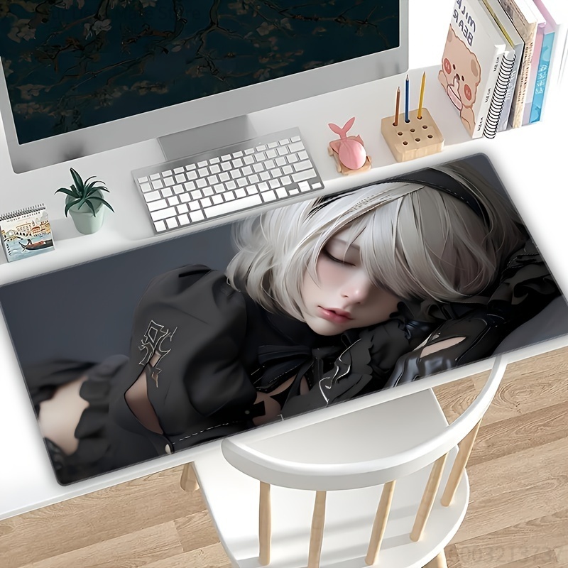 Short Hair Anime Girl Theme Mo - Laptop Accessories Girls recension och pris