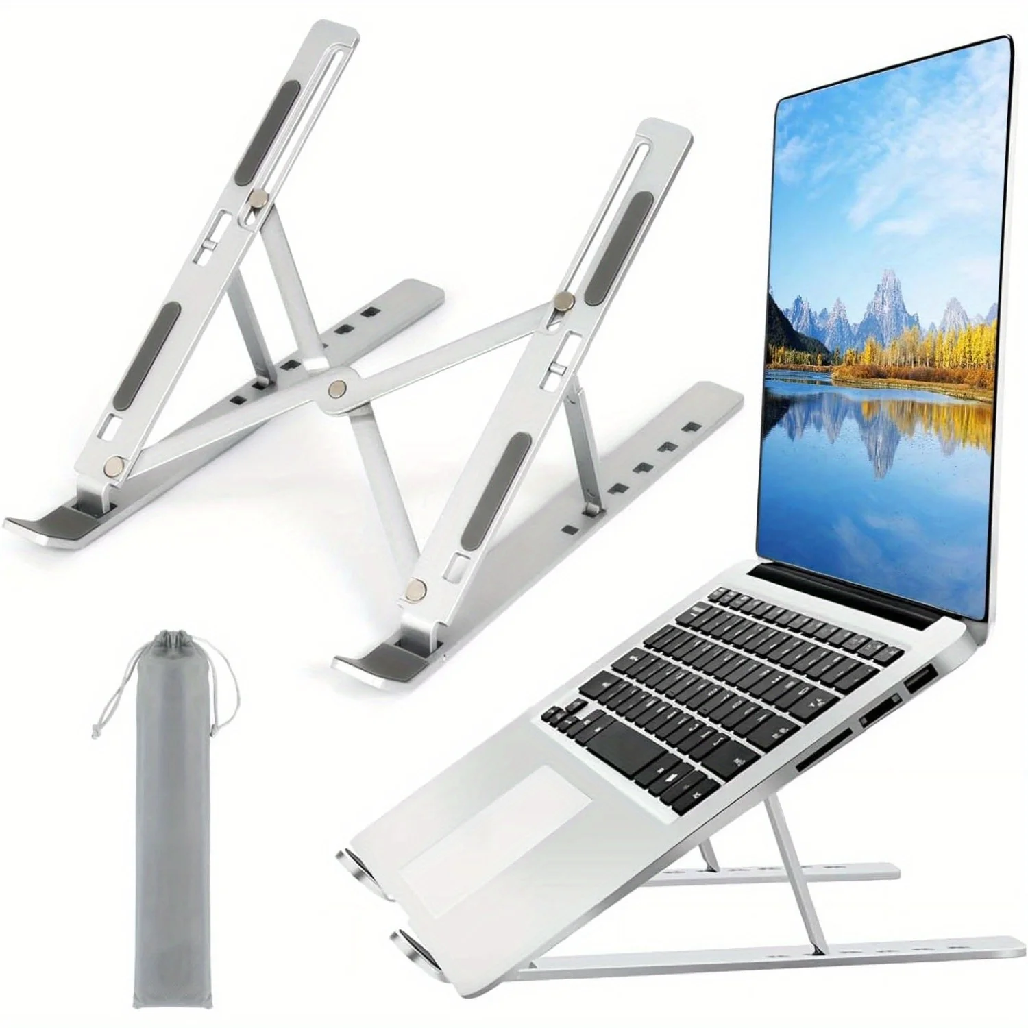 Adjustable Aluminum Laptop Sta - Laptop Stand Portable recension och pris