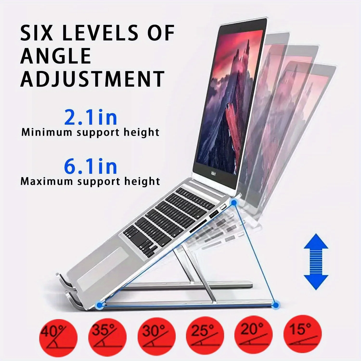 Adjustable Aluminum Laptop Sta - Laptop Stand Portable recension och pris