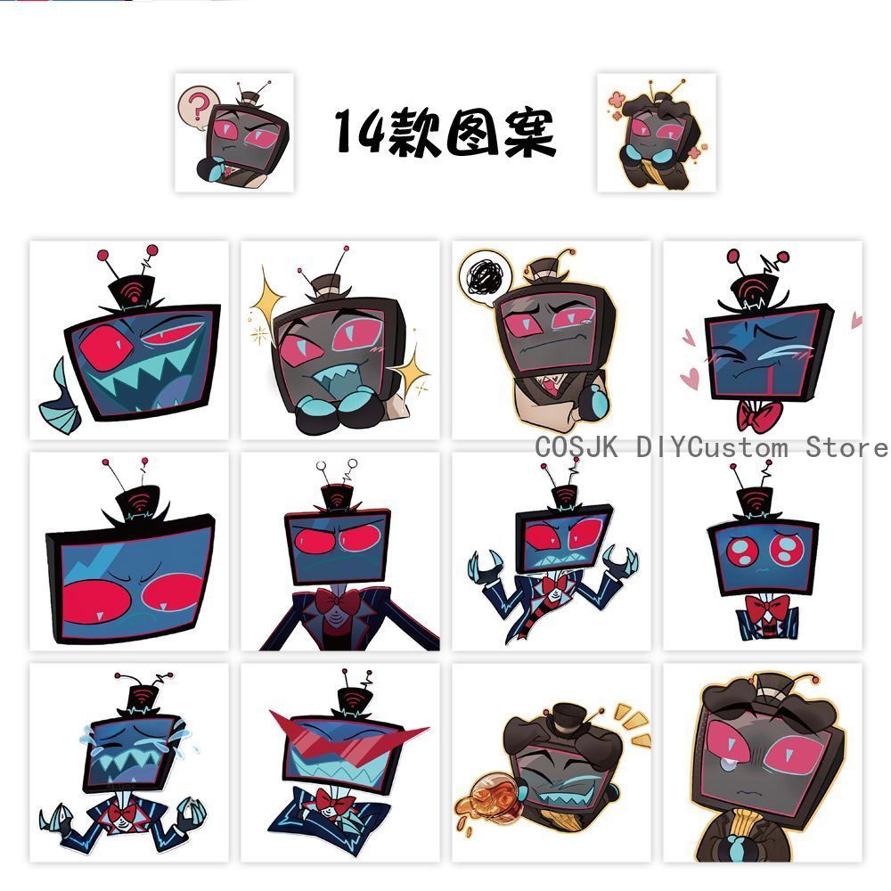 500Pc/Roll Anime Vox Q Version - Laptop Accessories Stickers recension och pris