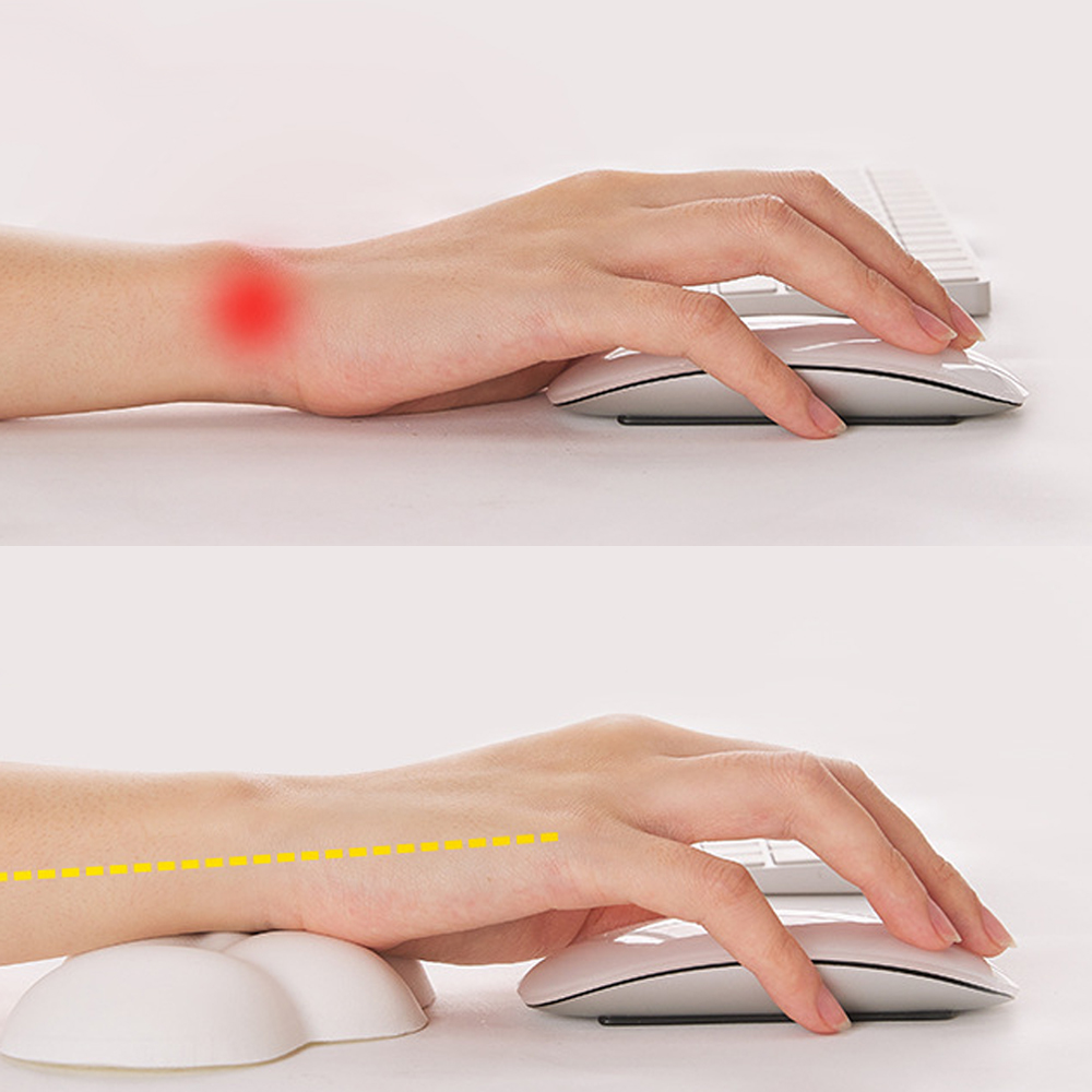 Mouse pad with wrist rest keyb - Wrist Rest Gel recension och pris