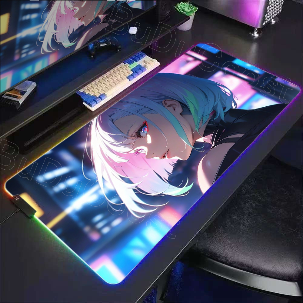HD Anime Girl Mouse Pad RGB De - Laptop Accessories Girls recension och pris