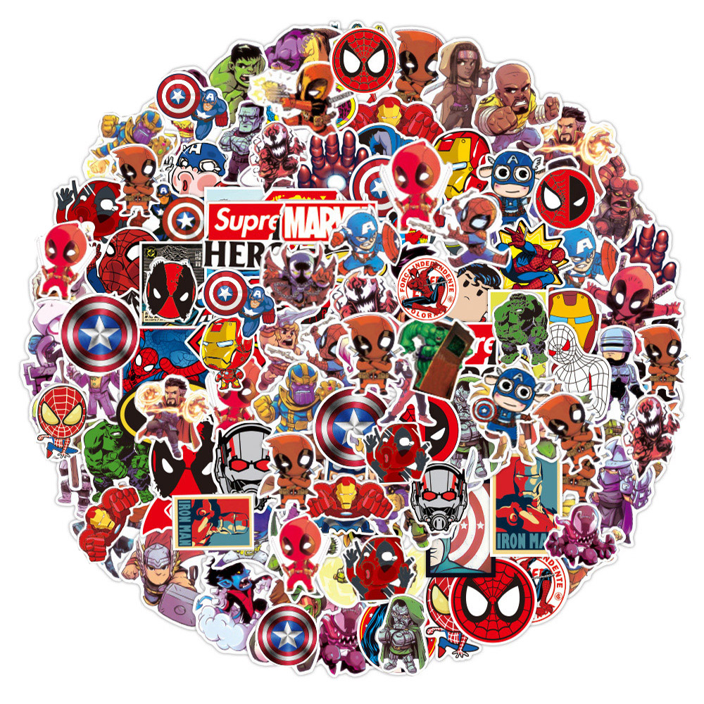 50pcs Disney Marvel The Avenge - Laptop Accessories Toys recension och pris