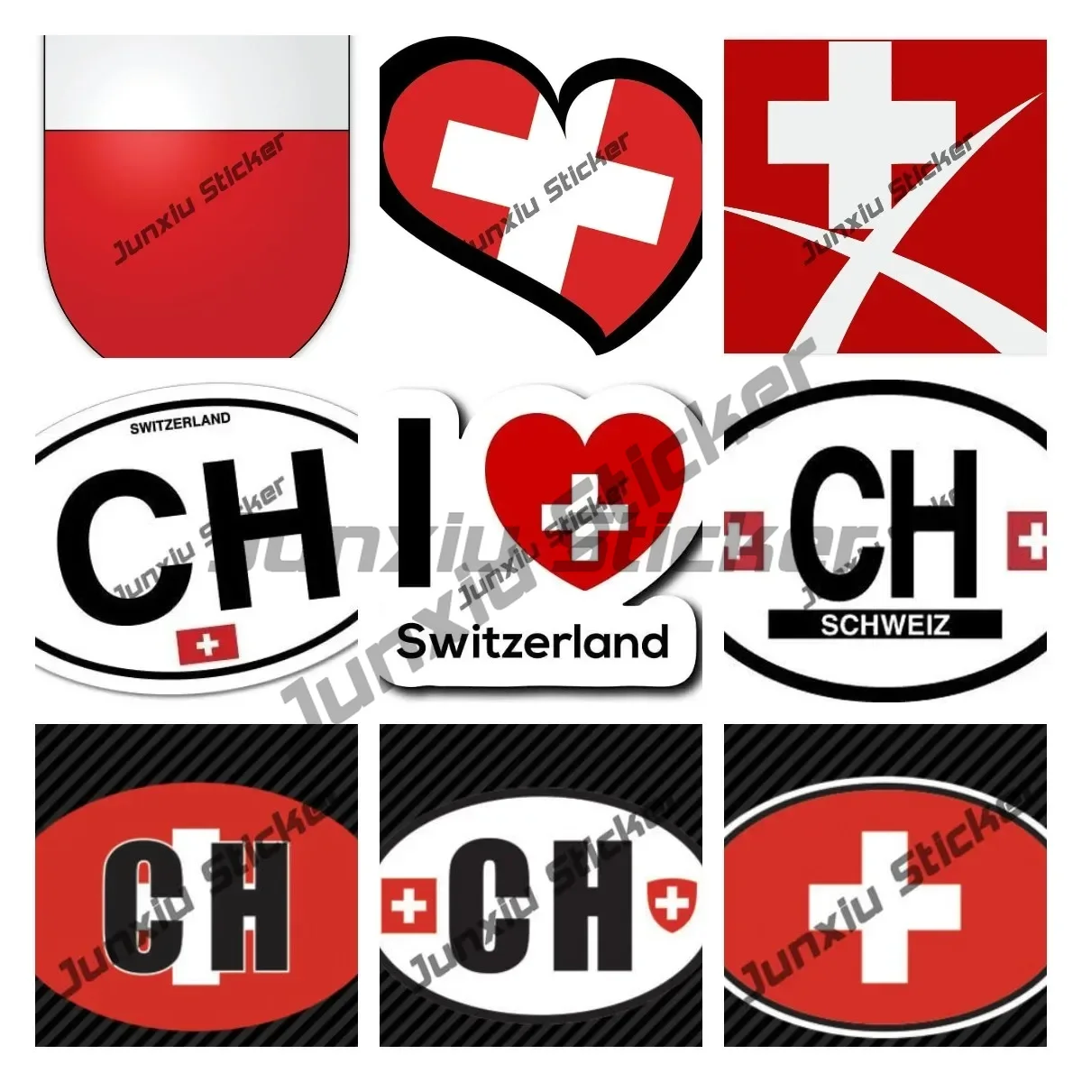 Love Switzerland Flag Decal St - Laptop Accessories Brand recension och pris