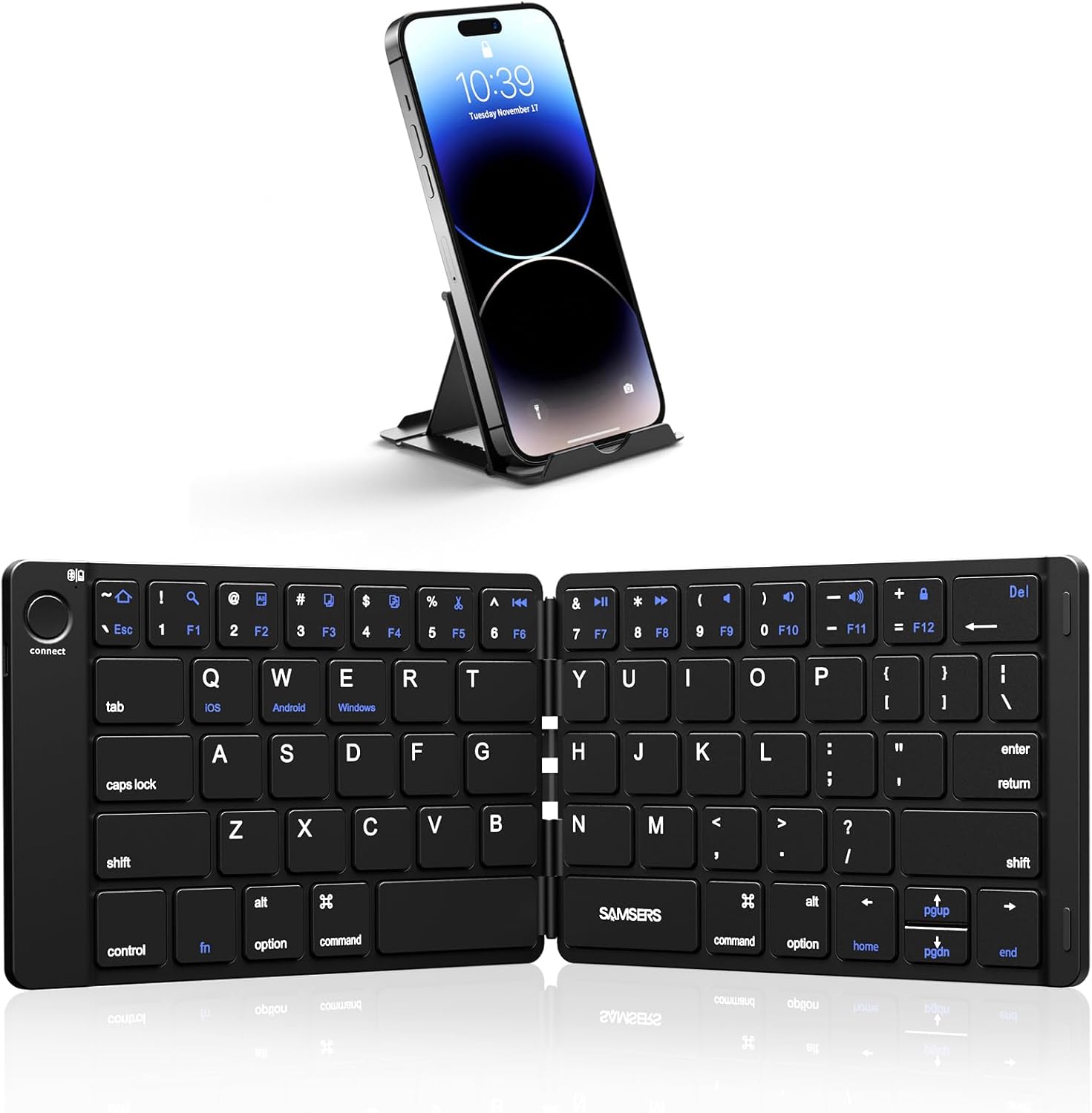 Foldable Bluetooth Keyboard -  - Laptop Stand Portable recension och pris