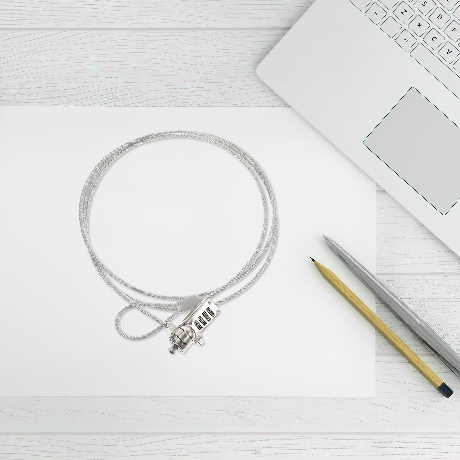 Laptop Locking Cable 1.8m Zinc - Laptop Lock Cable recension och pris