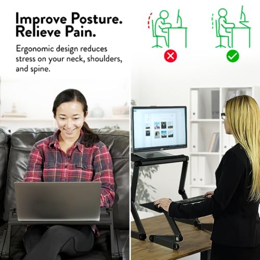 Adjustable Book Holder, Tablet - Laptop Stand Portable recension och pris