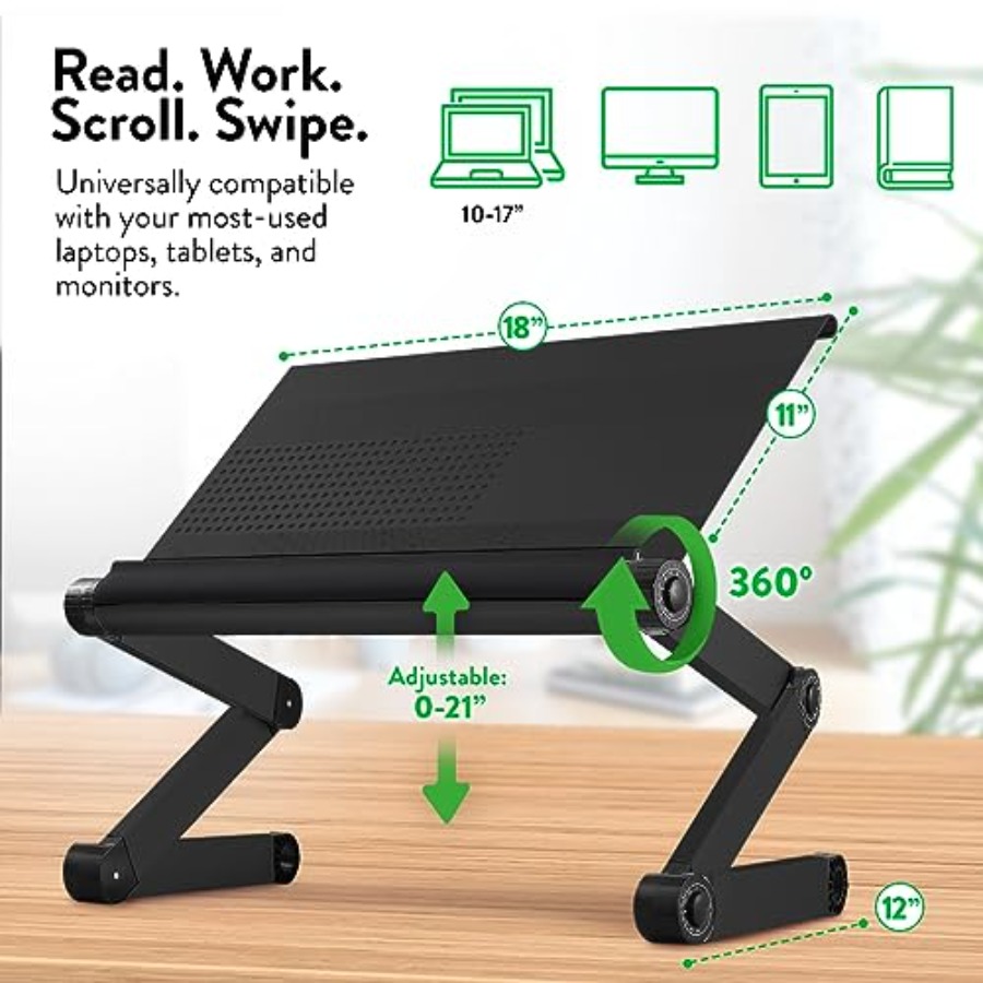 Adjustable Book Holder, Tablet - Laptop Stand Portable recension och pris