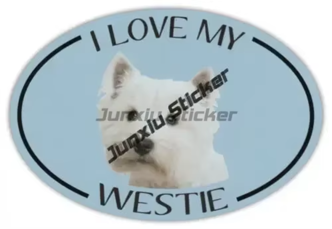Westie Sticker I Love My Westi - Laptop Accessories Brand recension och pris