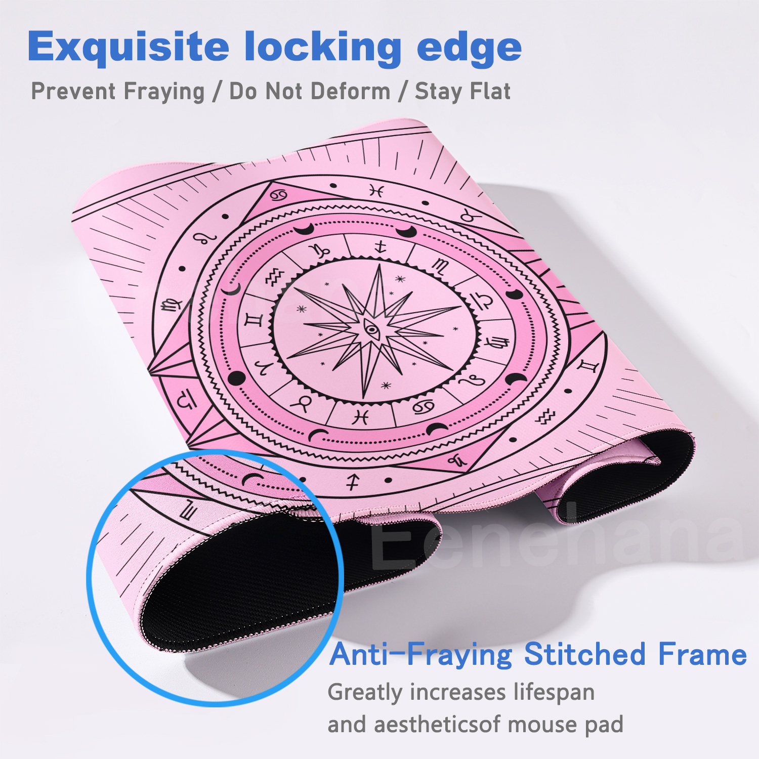 XXL Moon Card Mouse Pad Keyboa - Laptop Accessories Design recension och pris